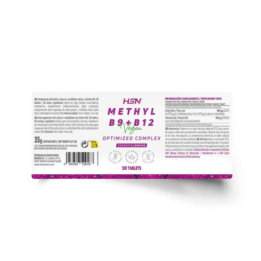 HSN Metil Complex B9 + B12 120comp