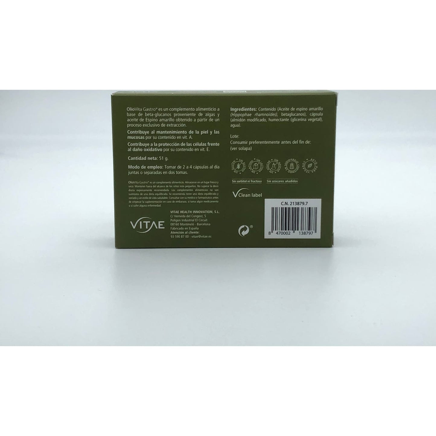 Vitae OlioVita Gastro 60caps