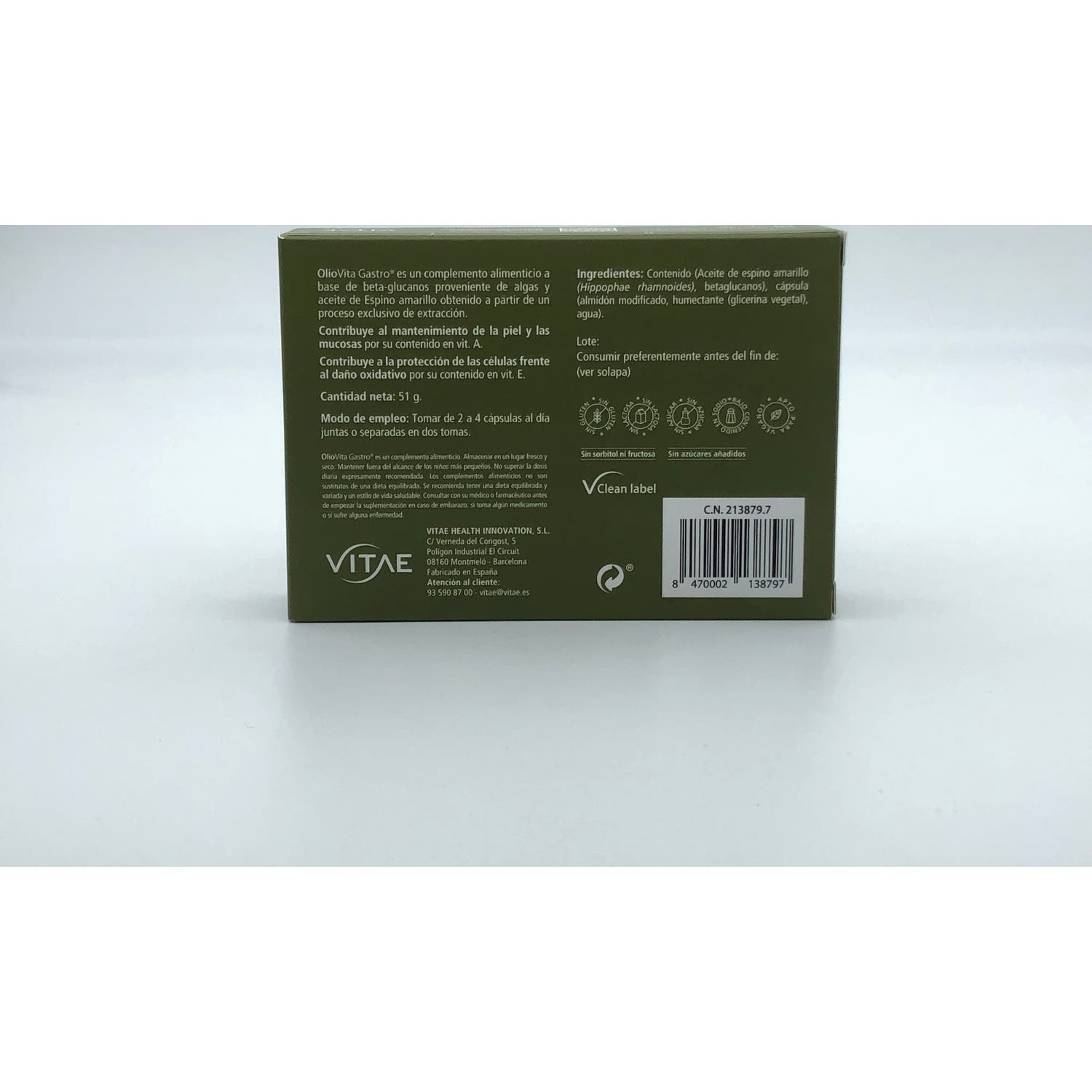 Vitae OlioVita Gastro 60caps