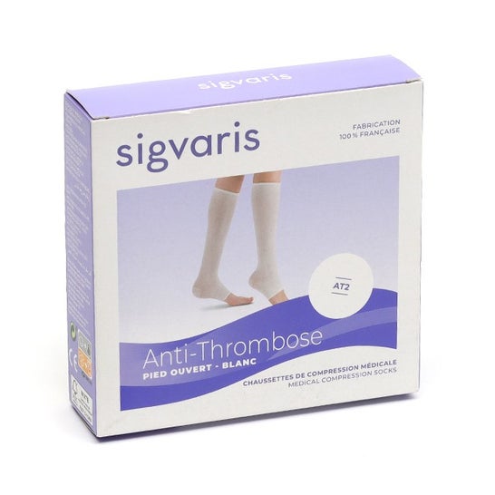 Sigvaris AT2 Media PA Blanco C5 1 Par