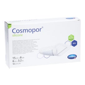 Cosmopor Silicone Apósitos 15cmx8cm 10uds