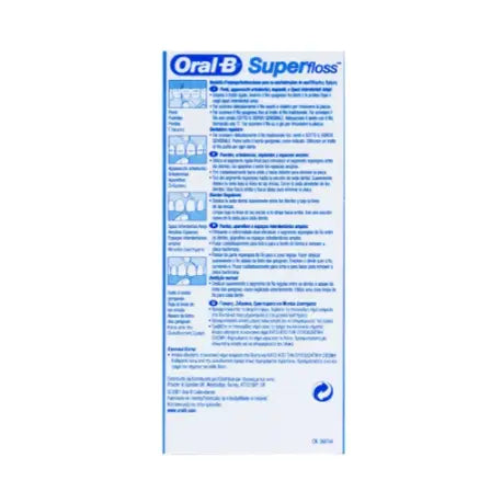 OralB Superfloss Seda Dental 50uds