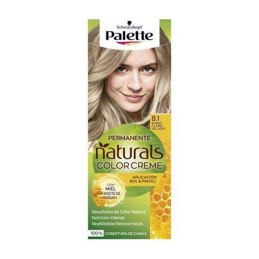Schwarzkopf Palette Natural Tinte 8.1 Rubio Claro Helado 1ud