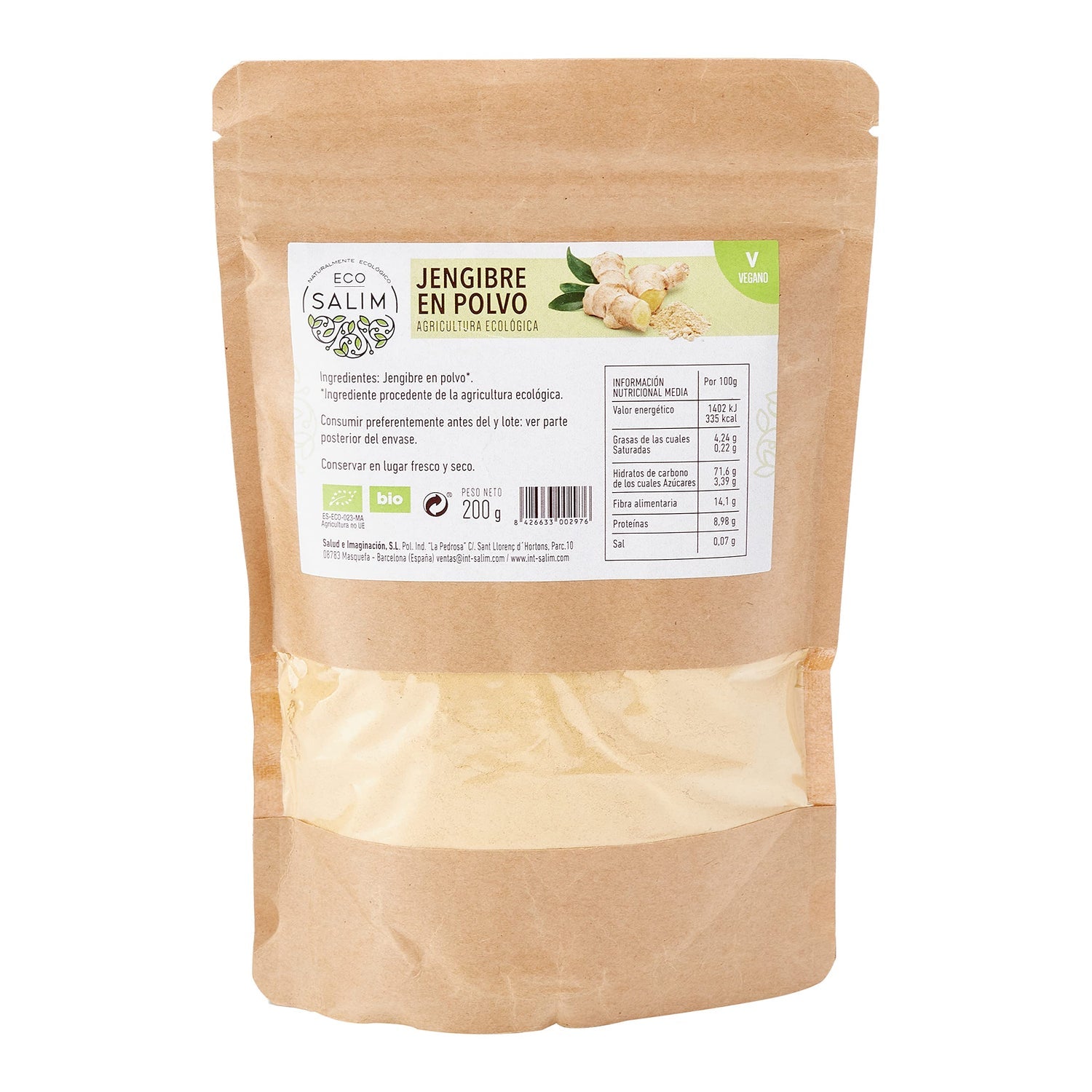 Eco-Salim Jengibre En Polvo 200g