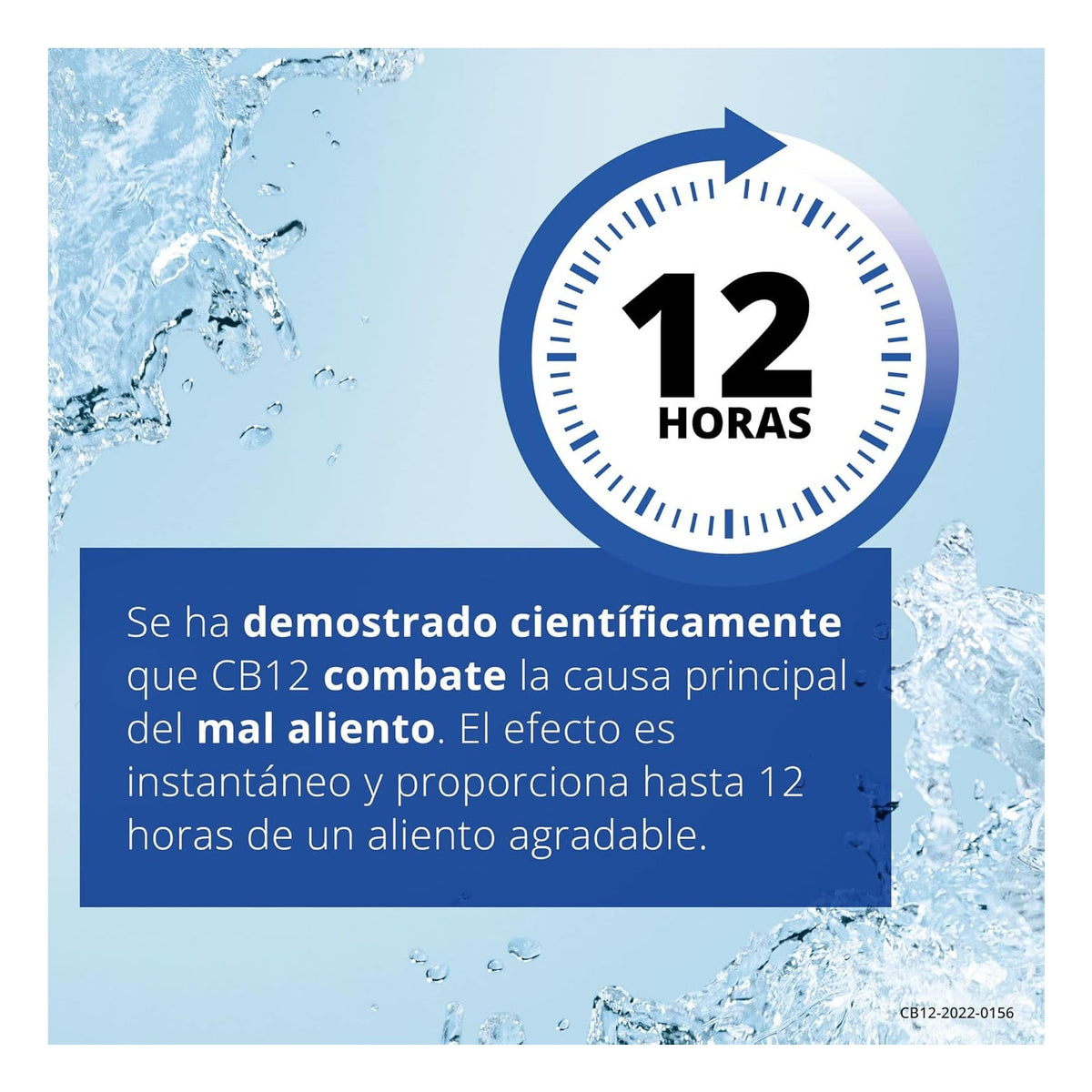 CB12 Enjuague Bucal para Mal Aliento Menta 1000 ml