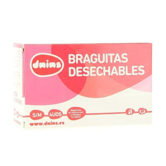 Dnins Bragas Postparto S/M 4uds
