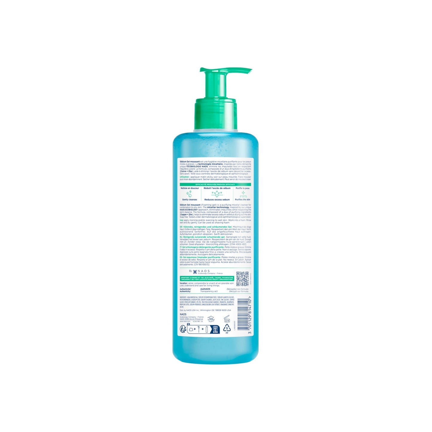 Bioderma Sébium Gel Moussant Dispensador 400 ml