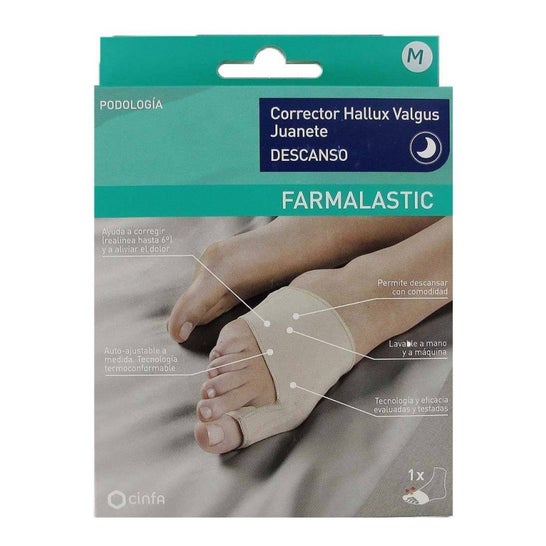Cinfa Farmalastic corrector de juanete descanso talla M