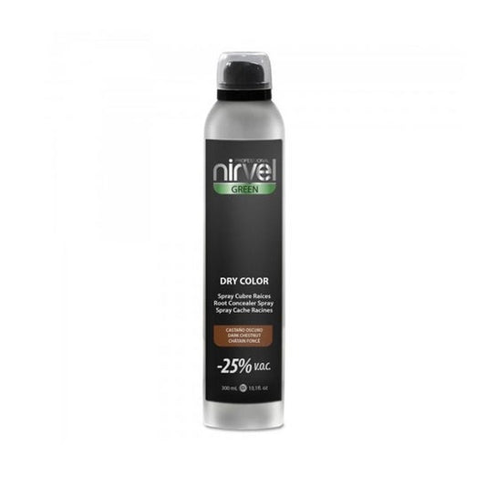Nirvel Green Dry Color Spray Castaño Claro 300 ml