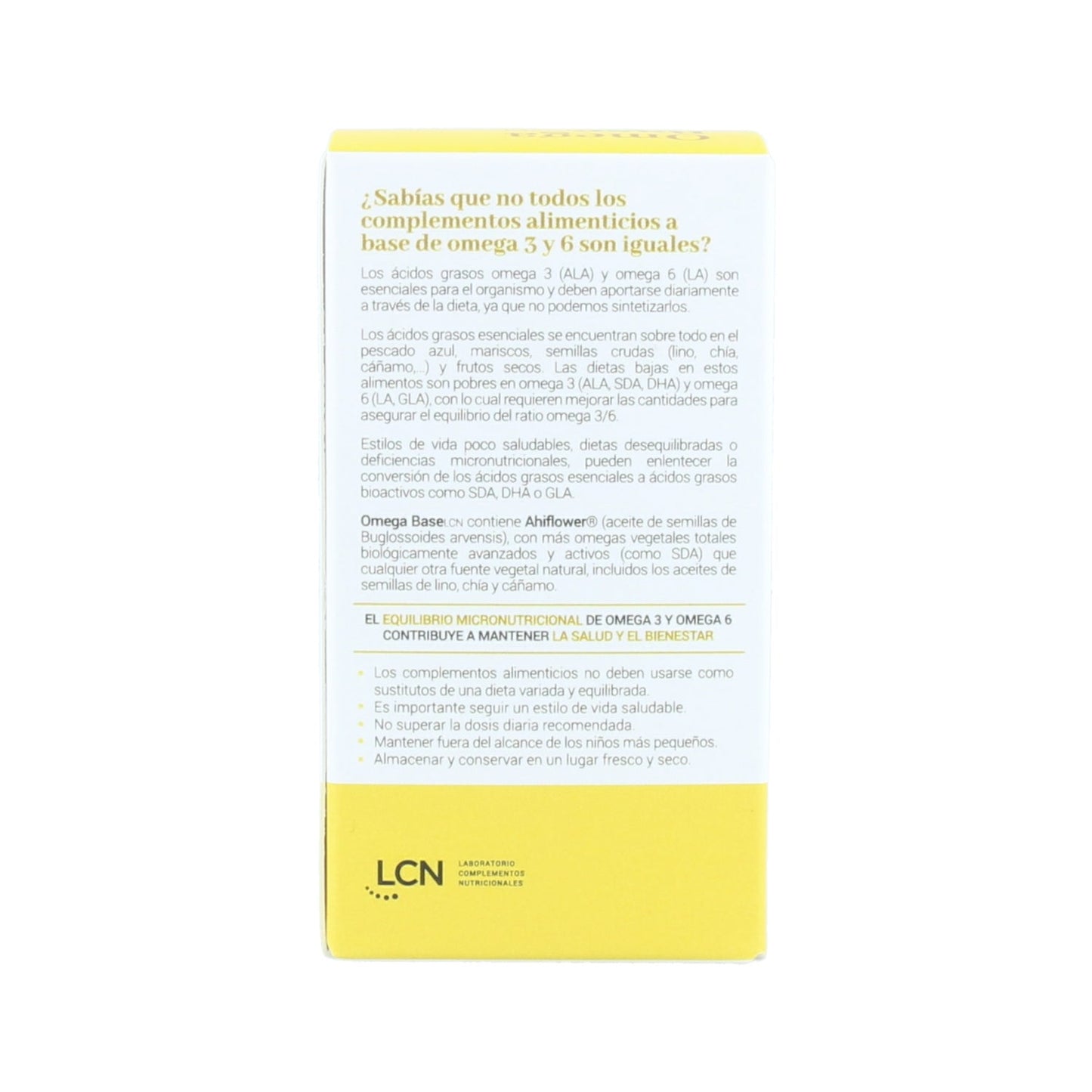Cn Omega Base Lcn 60 Cápsulas