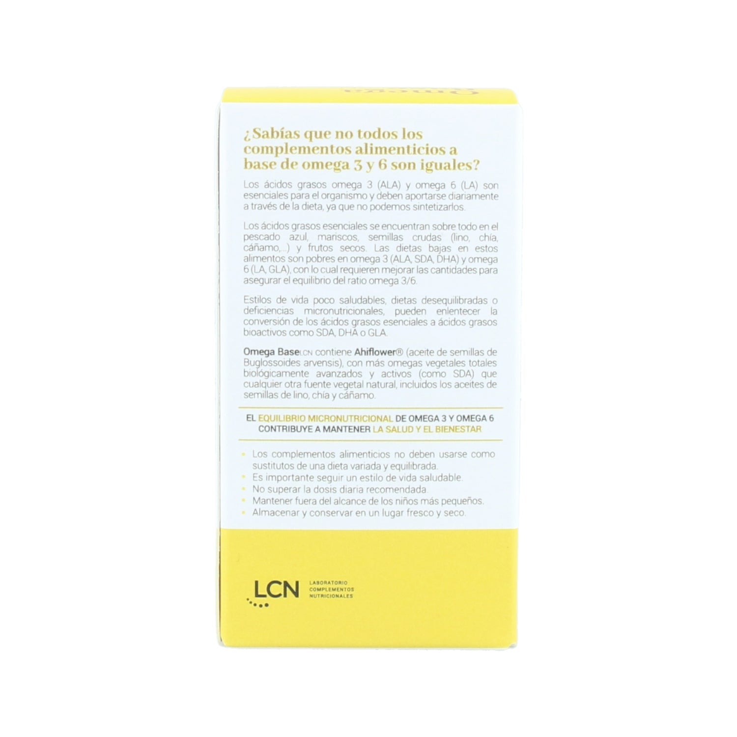 Cn Omega Base Lcn 60 Cápsulas