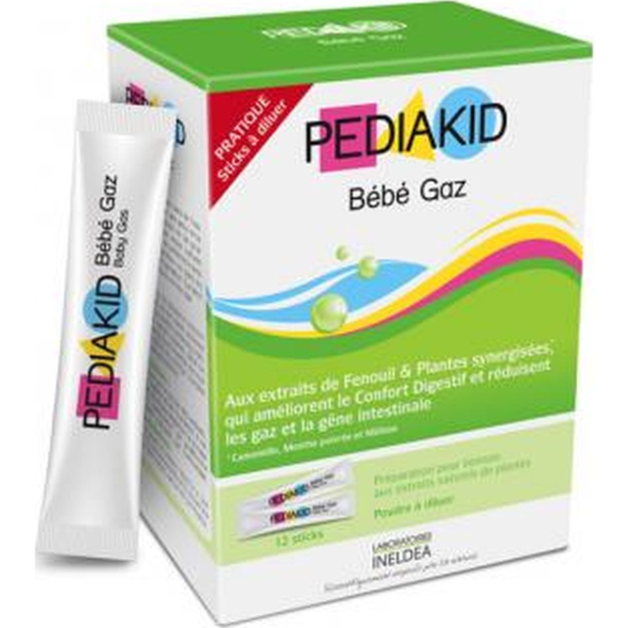 Pediakid Bebe Gas Sticks 26,52g