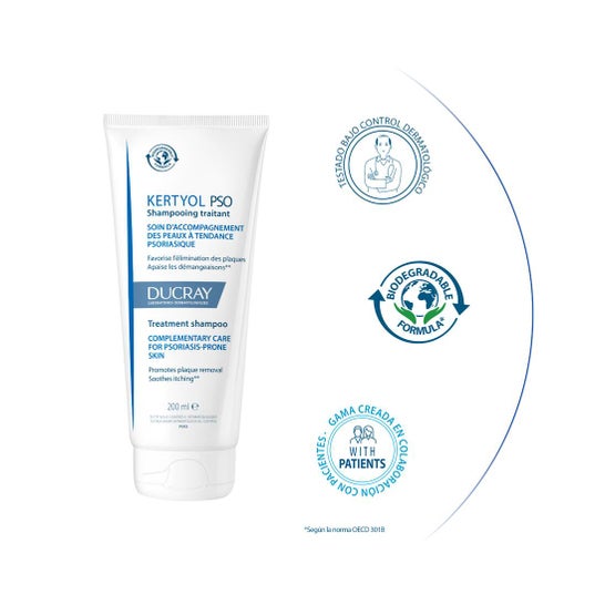 Ducray Kertyol PSO Champú Tratante Reequilibrante 200ml