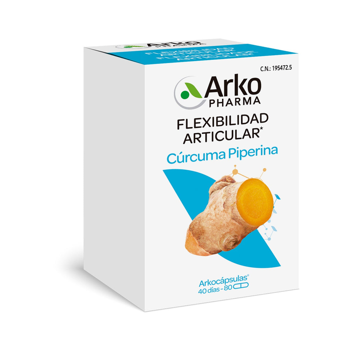 Arkopharma Arkocápsulas Cúrcuma Piperina 80caps