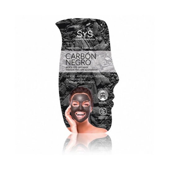 Sys Mascarilla Facial Carbón Negro 10 ml