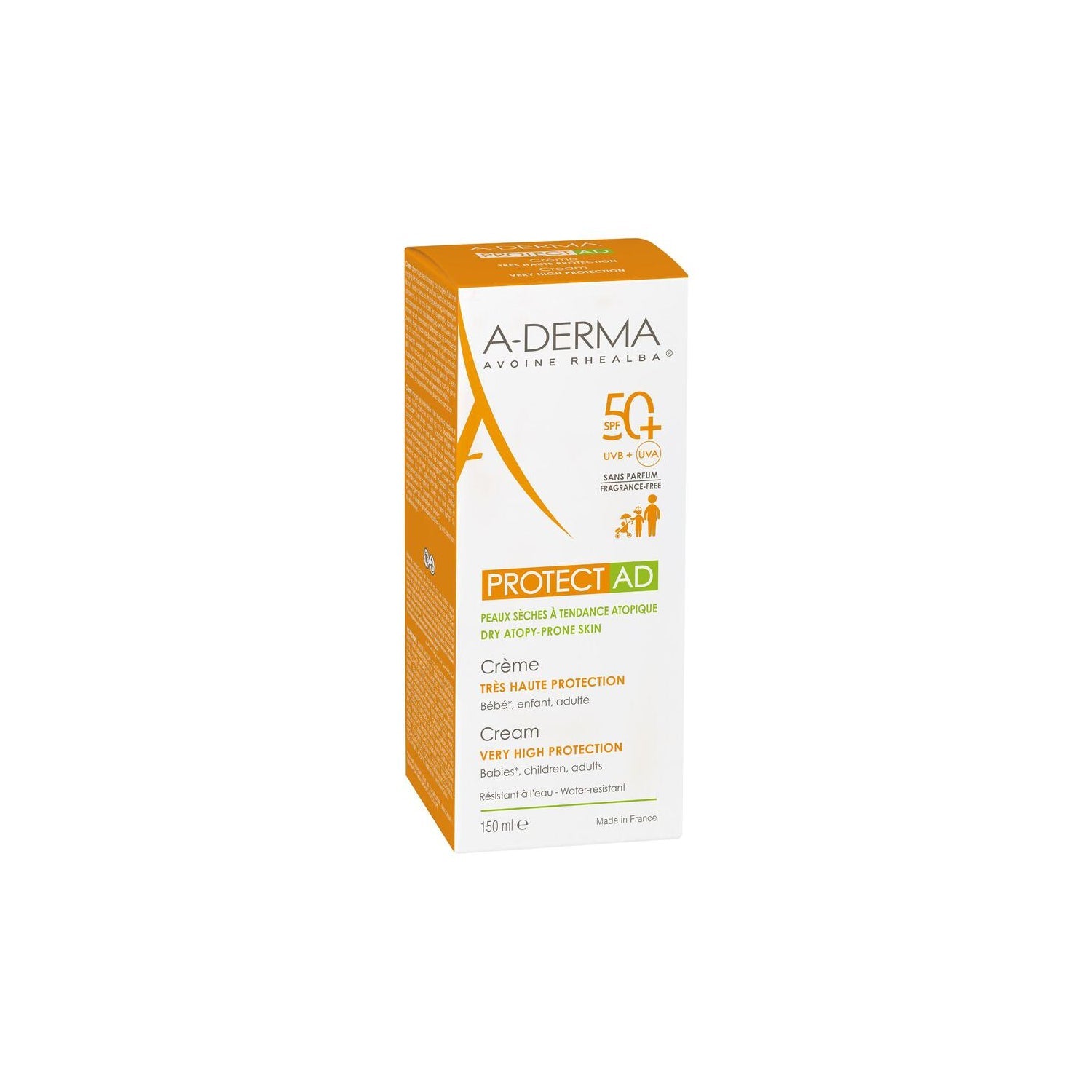 A-Derma Protect AD Crema Solar SPF50+ 150ml