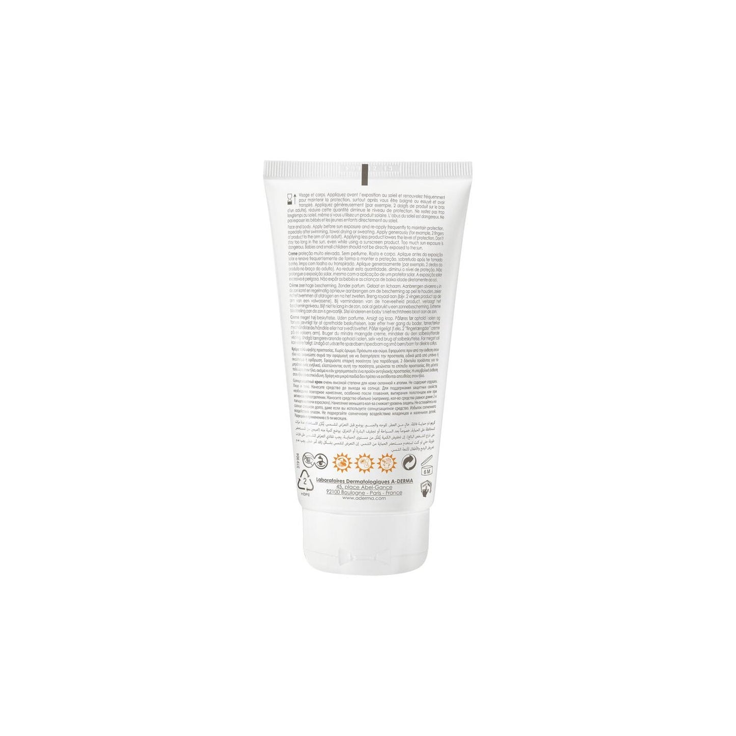 A-Derma Protect AD Crema Solar SPF50+ 150ml