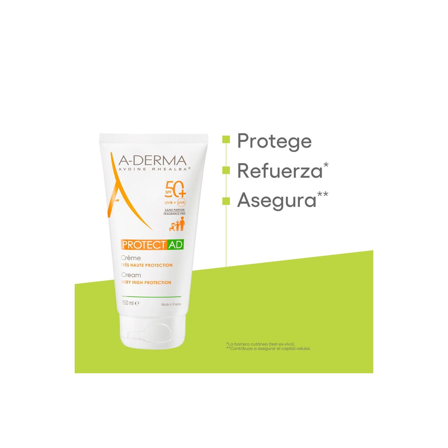 A-Derma Protect AD Crema Solar SPF50+ 150ml