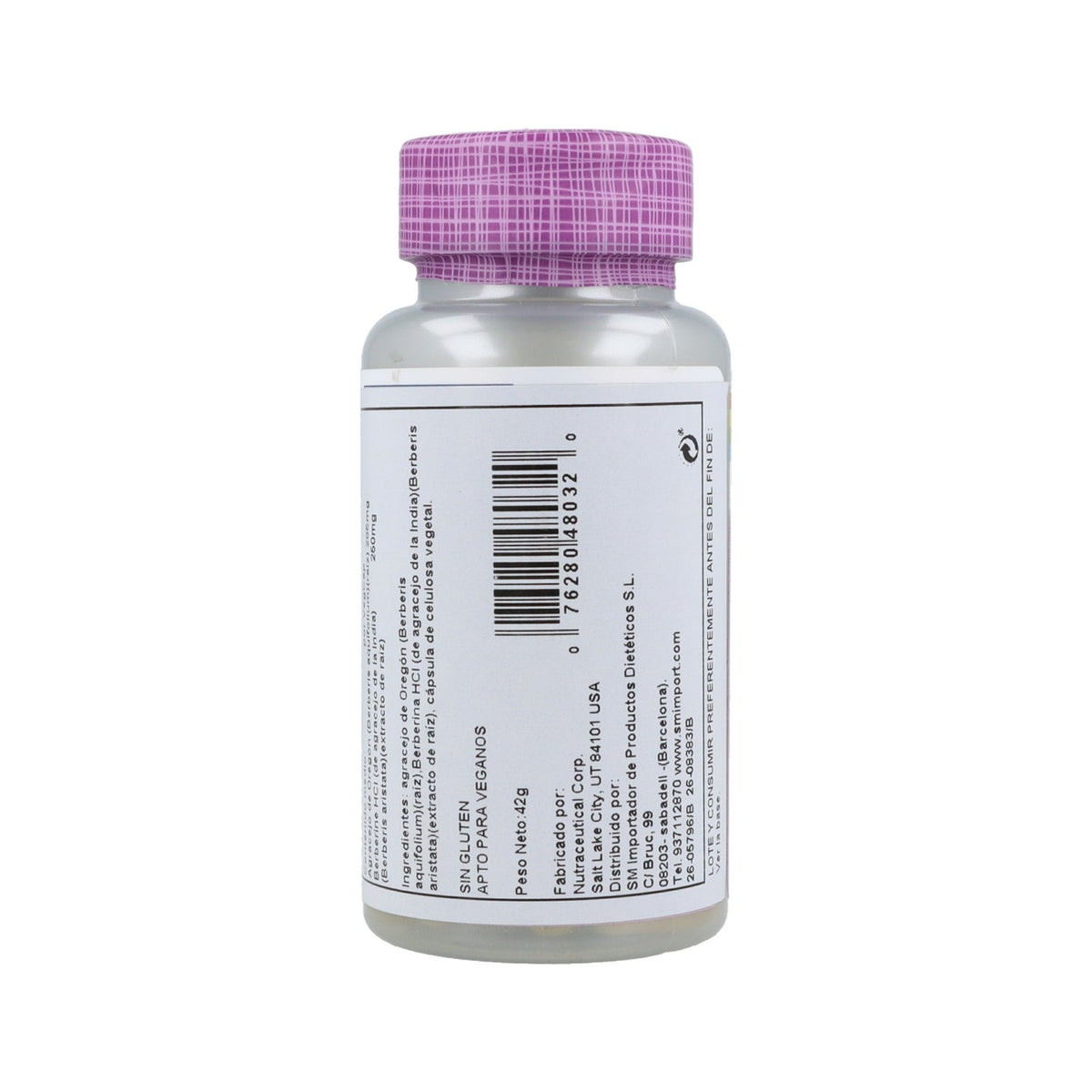 Solaray Berberine 60 Cáps