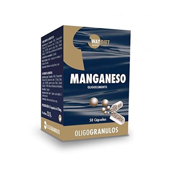 Waydiet Natural Manganeso Oligo Gránulos 50 caps
