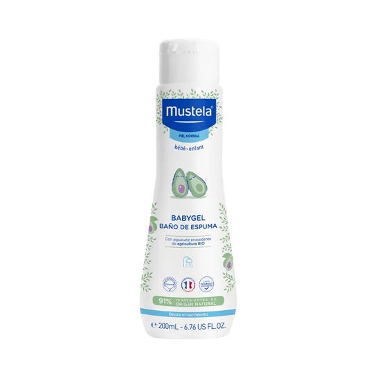 Mustela Babygel Baño de Espuma con Aguacate BIO 200ml
