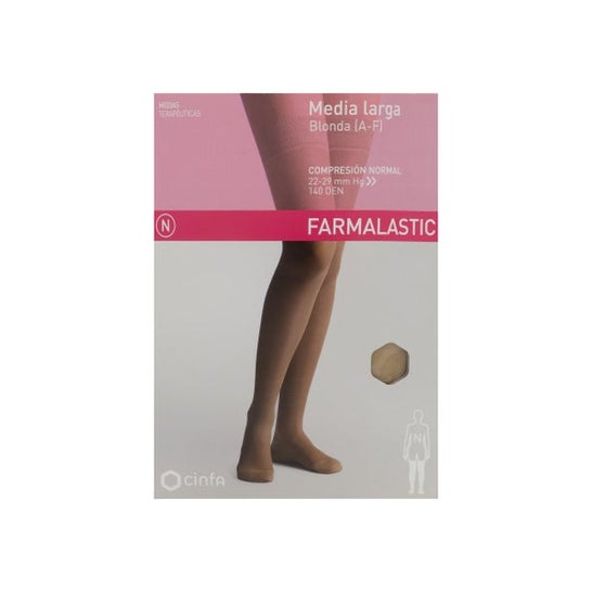 Farmalastic Pantimedia Blonda T4 Azul