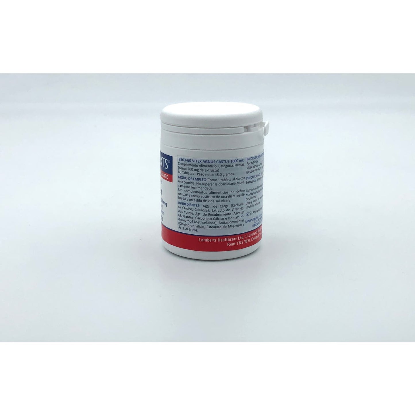 Lamberts Vitex Agnus Castus 1000mg 60 tabletas