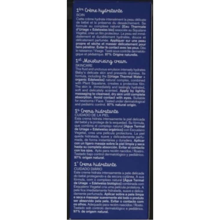 Uriage Bebé Primera Crema Hidratante 40ml