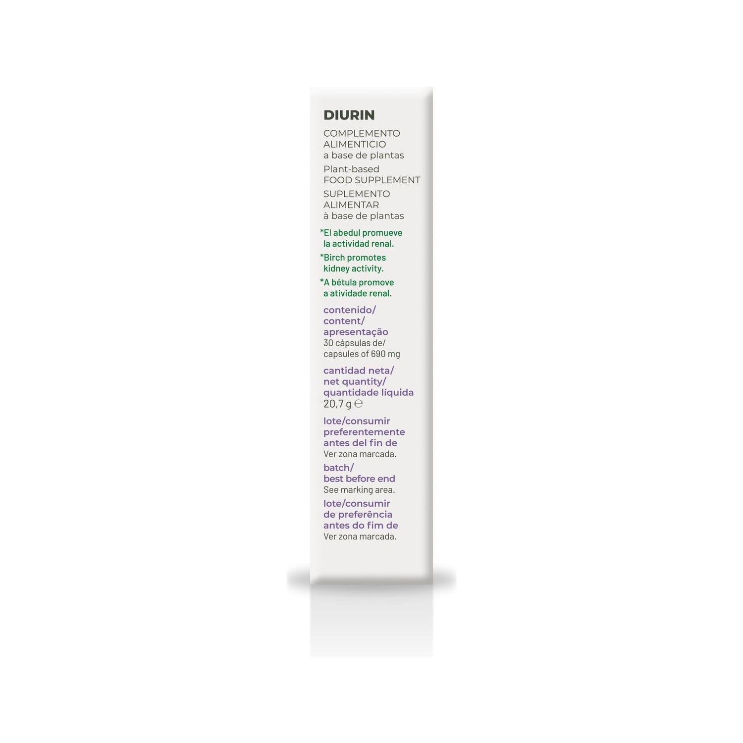 Diurin Xxl 30 Cap Soria Natural