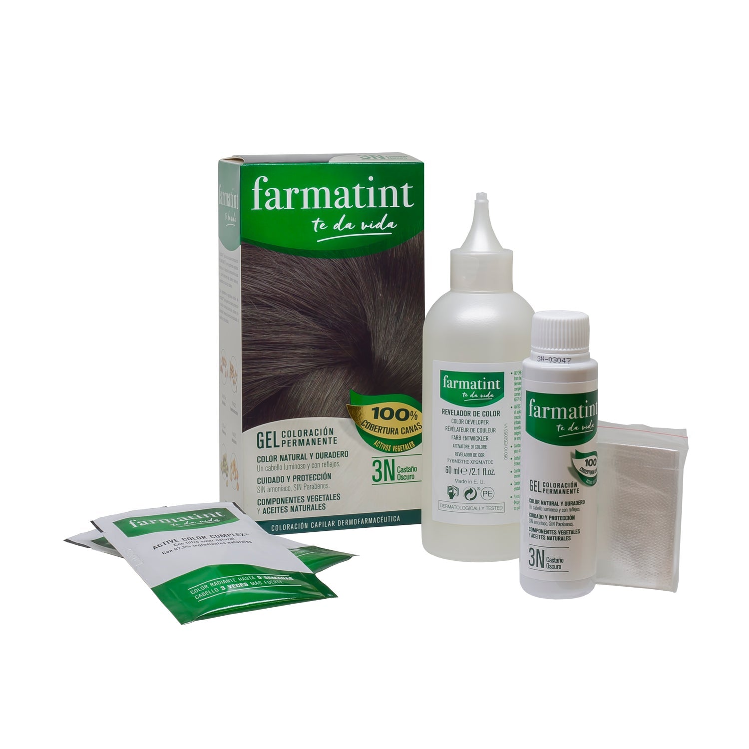 Farmatint Gel 3N Castaño Oscuro 135ml