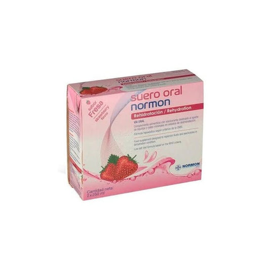 Normon Suero Oral Fresa 2x250ml