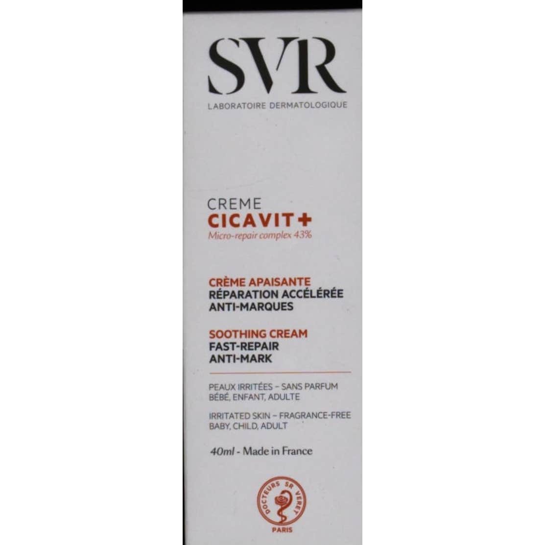 SVR Cicavit+ HPPI Crema Calmante 40ml