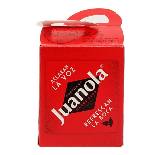 Juanola Regaliz 4 Sabores Invierno 4x5,4g