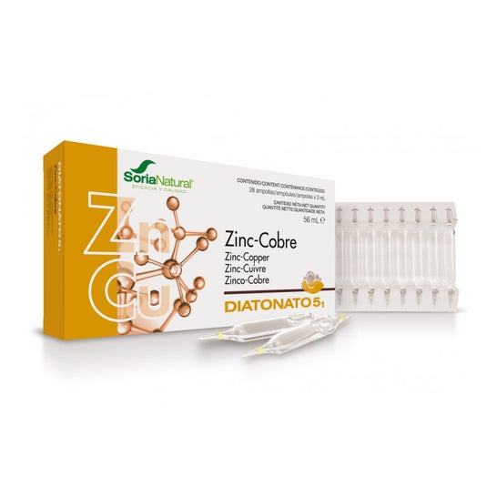 Zinc Cobre Diatonato 28 Amp Soria Nat
