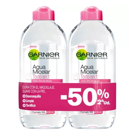 Garnier Skinactive Pack Agua Micelar 2x400ml