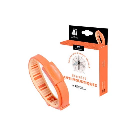 Pharma Travel Bracel Anti-Mosquito Naranja