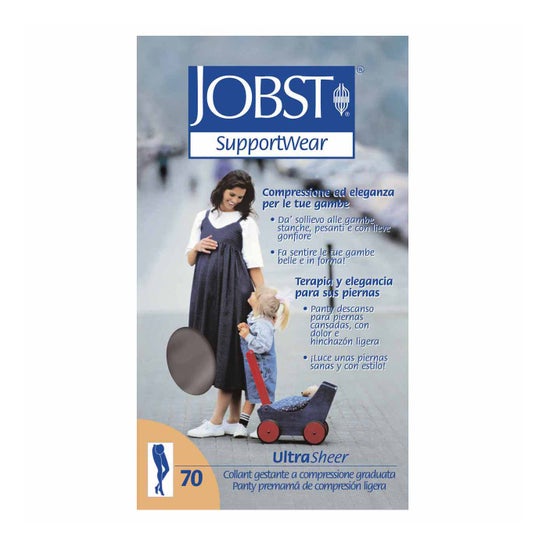 Jobst Ultra Sheer 10-15 Mmhg Pantimedia Maternidad Natural 2 1 ud