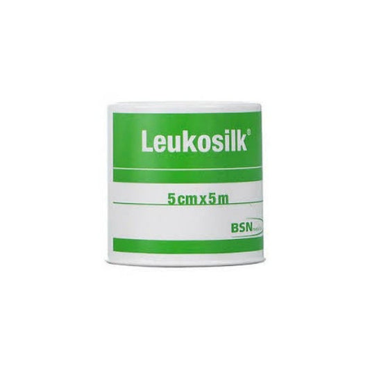 Leukosilk Adhesivo 5x500cm 1ud