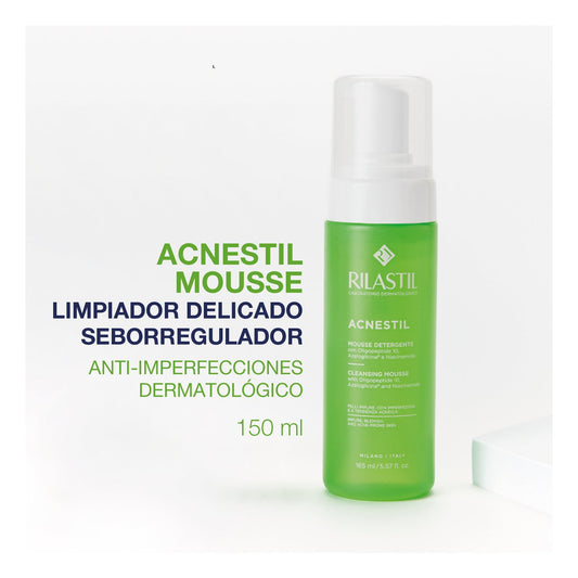 Rilastil Acnestil Mousse Limpiador Seborregulador 150ml