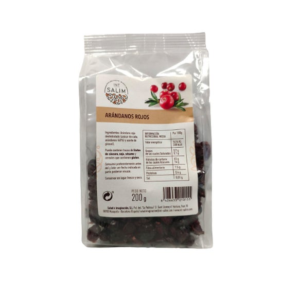 Int-Salim Arándano Rojo Disecado Mitades 200 g
