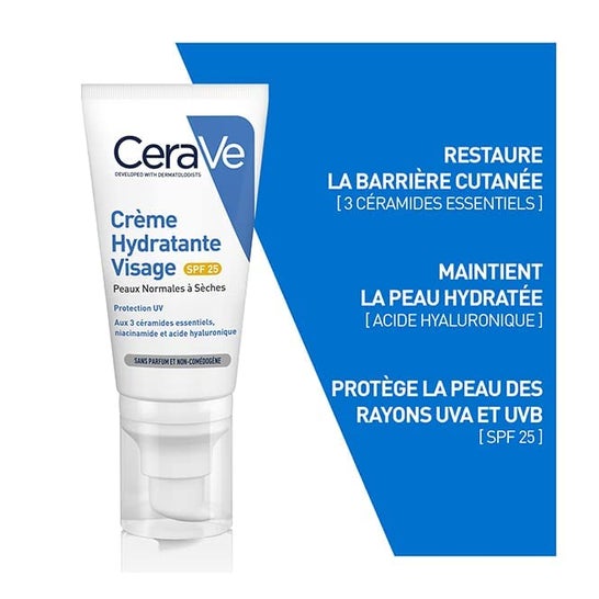 CeraVe® Loción Hidratante de Rostro SPF30 52ml