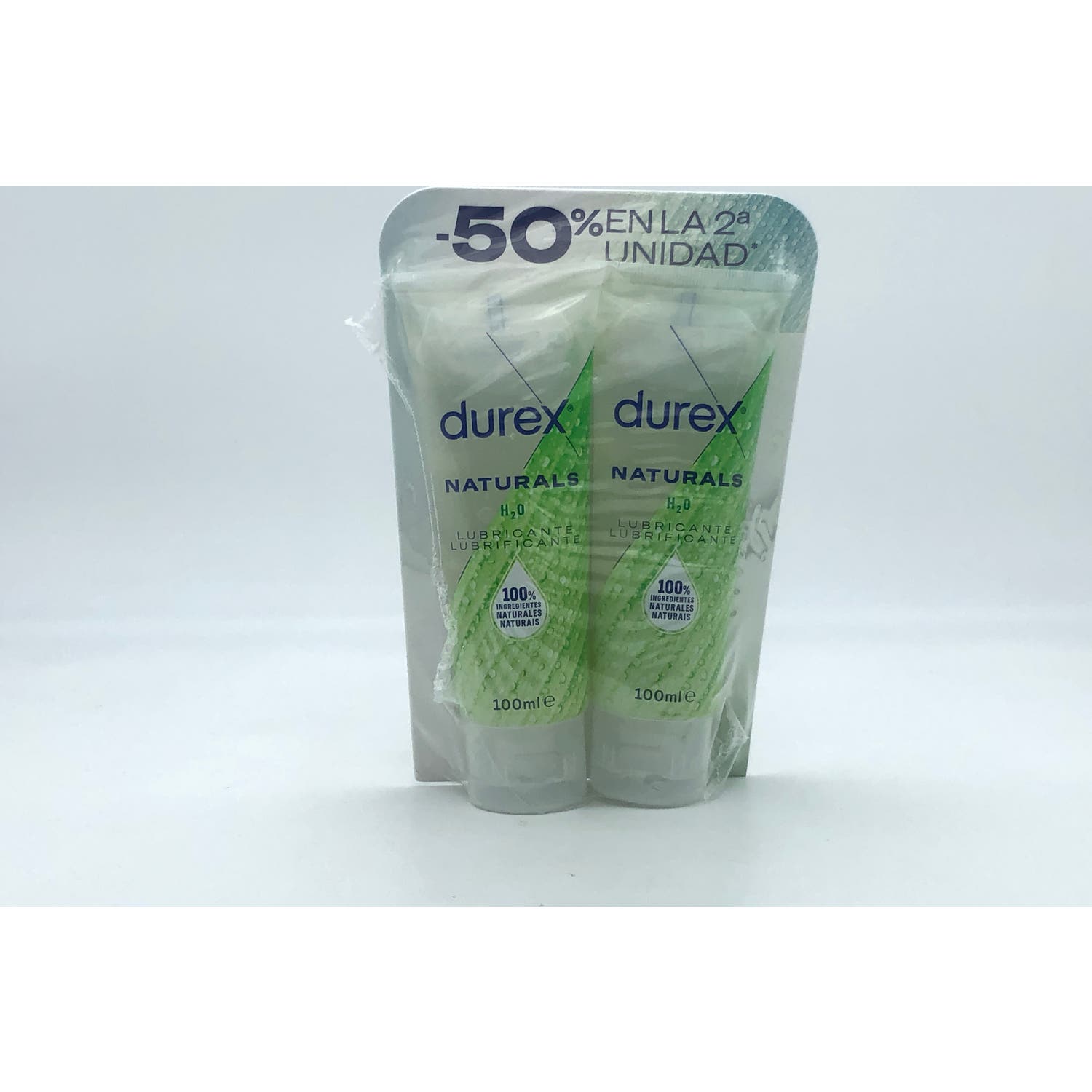 Durex Naturals H2O Lubricante 2x100ml