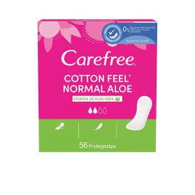 Carefree Cotton Feel Normal Aloe 56uds