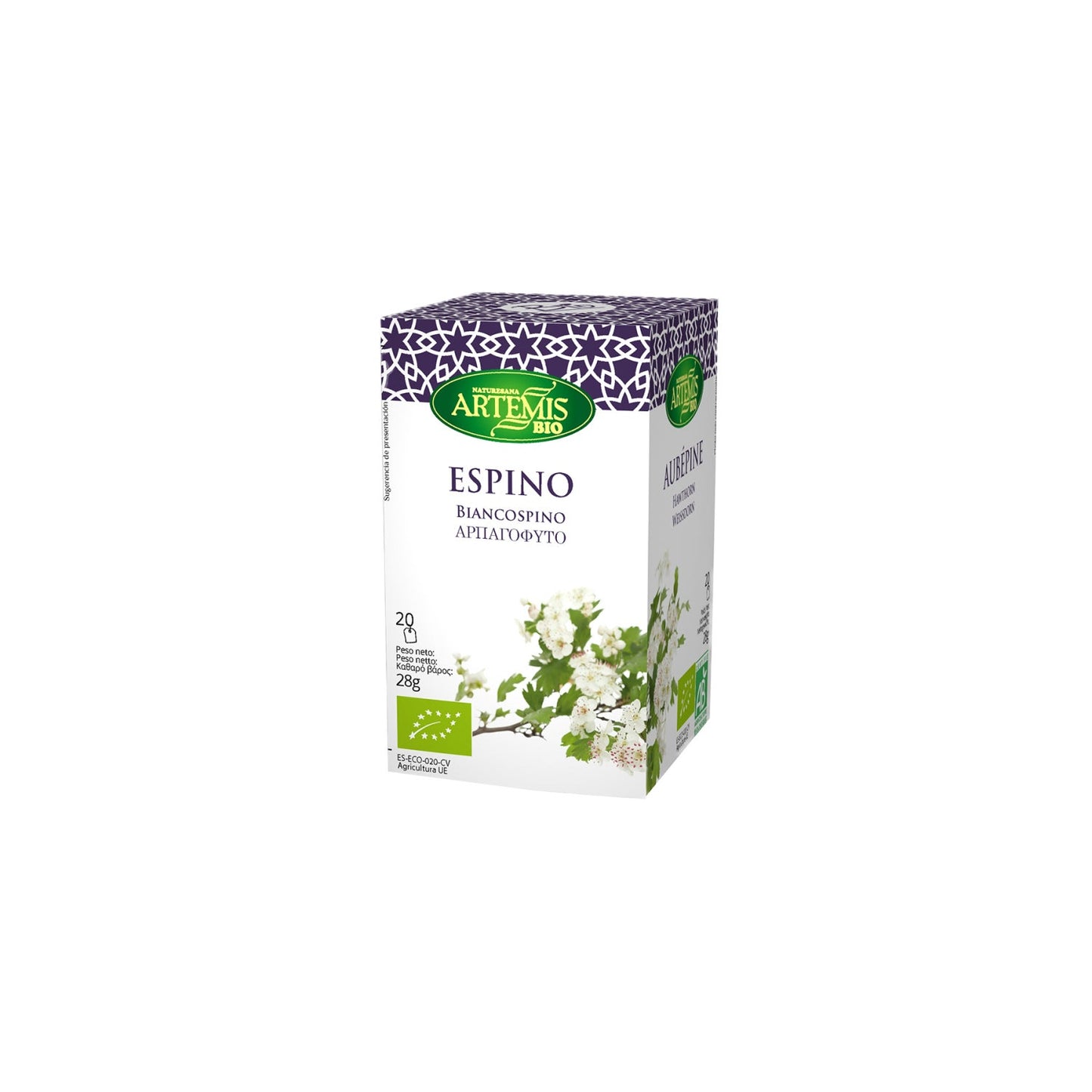 Artemis Bio Espino Blanco 20 filtros