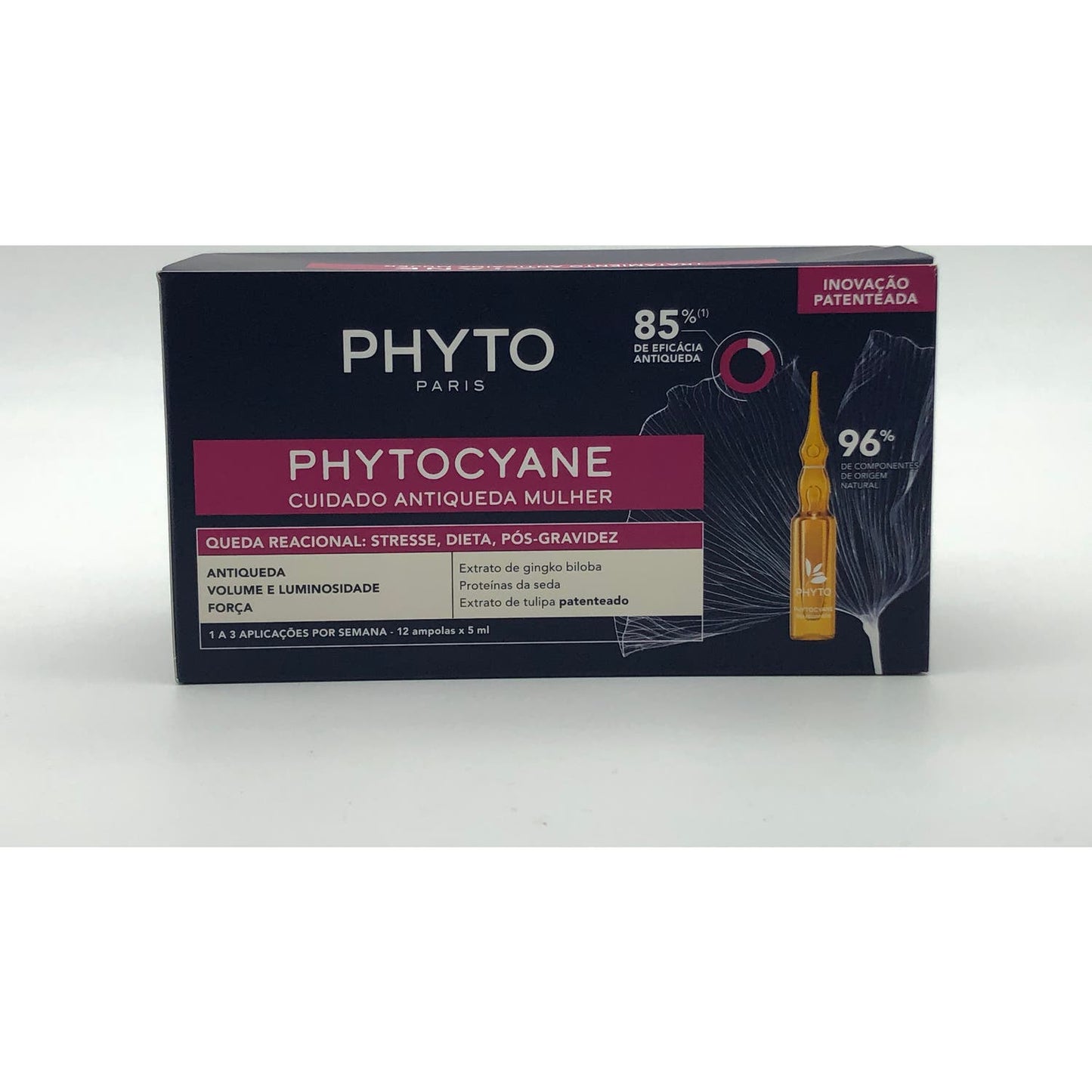 Phyto Phytocyane Tratatamiento Anticaída Mujer Caída Reaccional 12x5ml