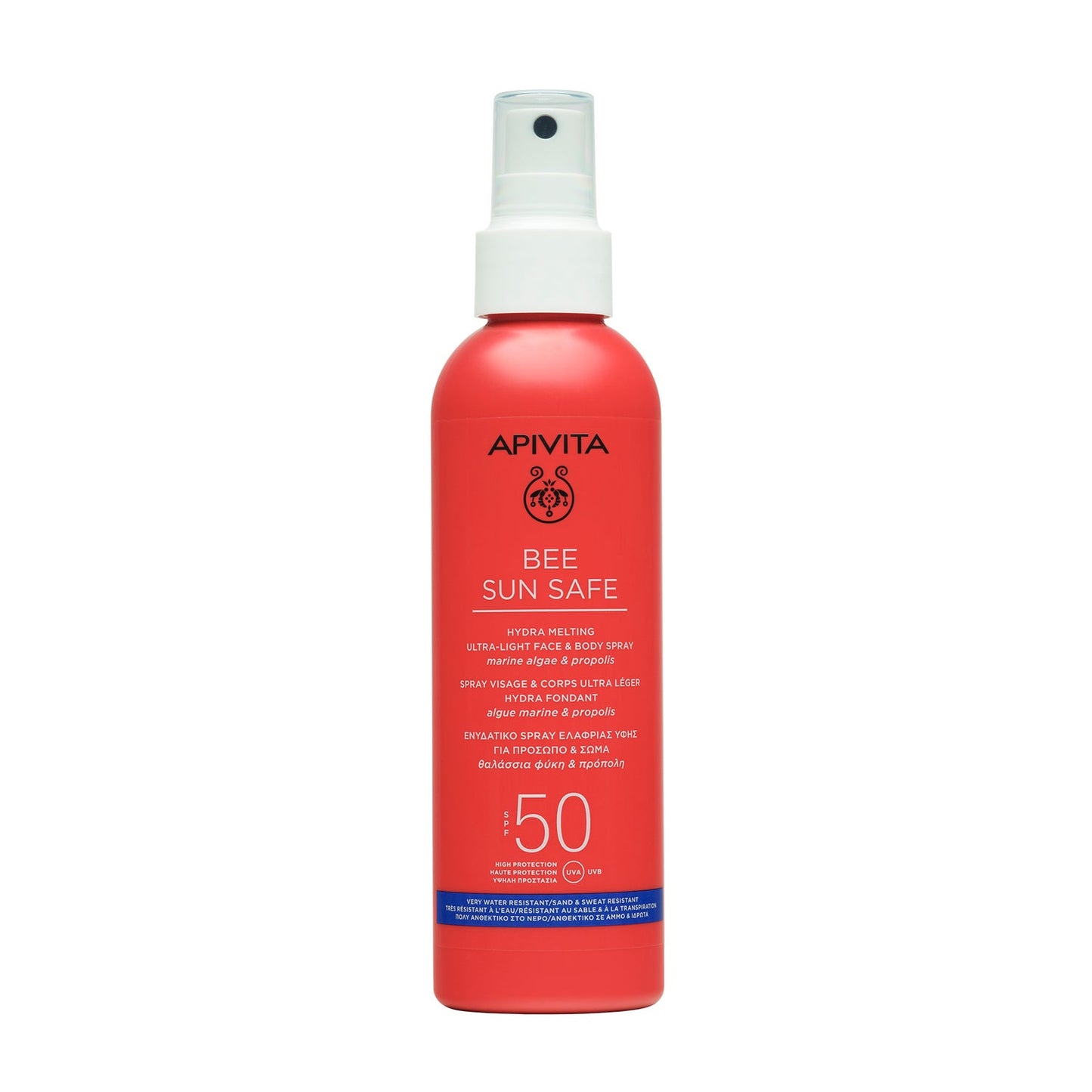 Apivita Bee Sun Safe Spray Hydra Melting Ultra Ligero Facial & Corporal SPF50 200ml