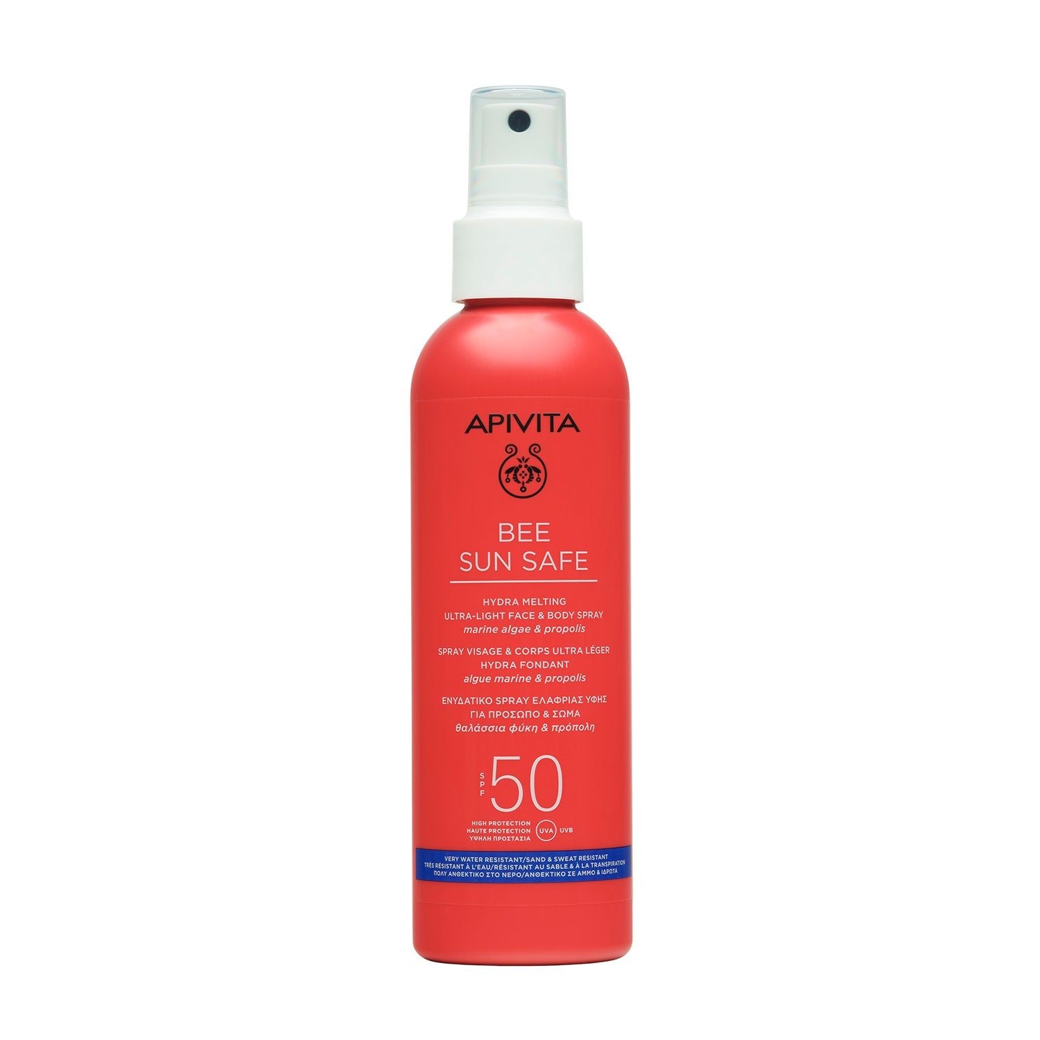 Apivita Bee Sun Safe Spray Hydra Melting Ultra Ligero Facial & Corporal SPF50 200ml