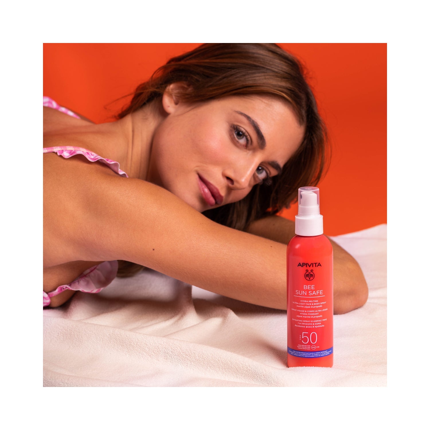 Apivita Bee Sun Safe Spray Hydra Melting Ultra Ligero Facial & Corporal SPF50 200ml