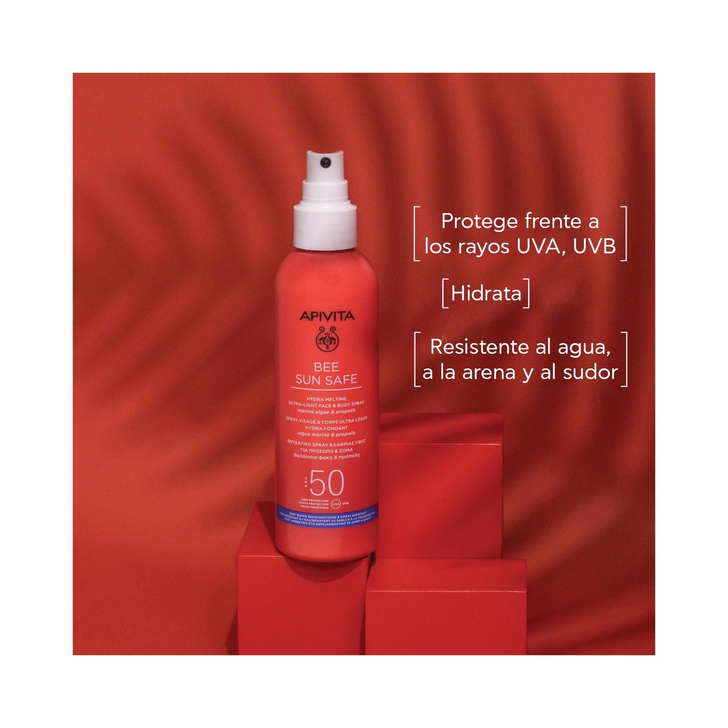 Apivita Bee Sun Safe Spray Hydra Melting Ultra Ligero Facial & Corporal SPF50 200ml