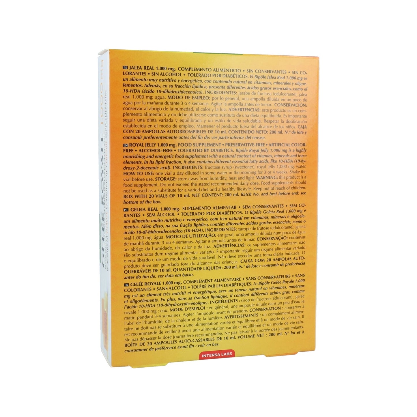 Intersa Jalea Real Adultos 1000mg 20amp